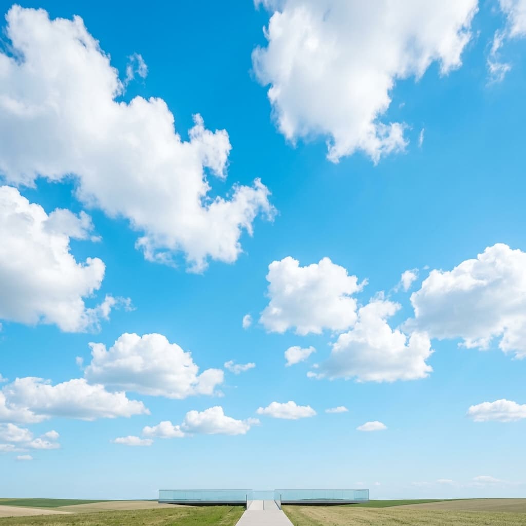 Sky with Clouds Banner